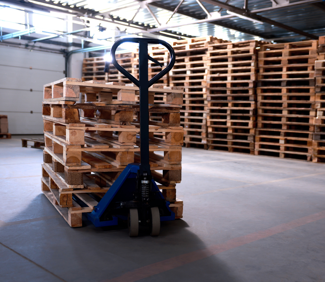 Gudang produksi pallet kayu